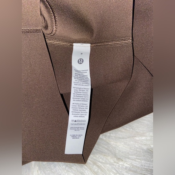 lululemon athletica High-Rise Deep Brown Leggings - Picture 5 of 6